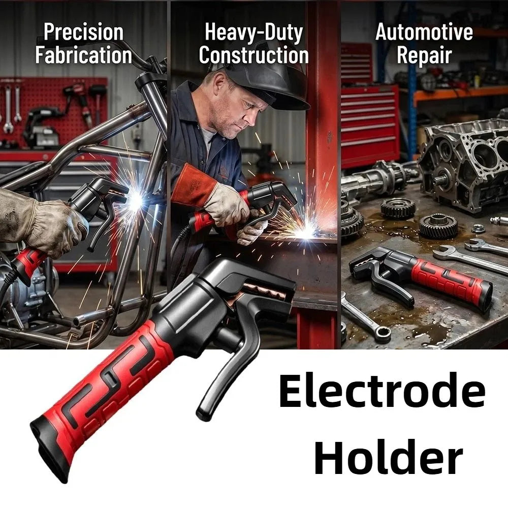 Heat-Resistant Copper Welding Electrode Holder with Adjustable Jaw