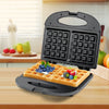 Compact Belgian Waffle Maker with Non-Stick Plates