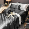 Housse de Couette en Satin de Soie Premium