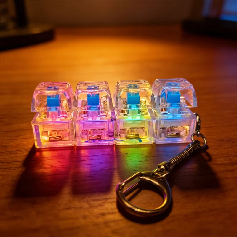 Llavero Teclado LED con Botones Clickables