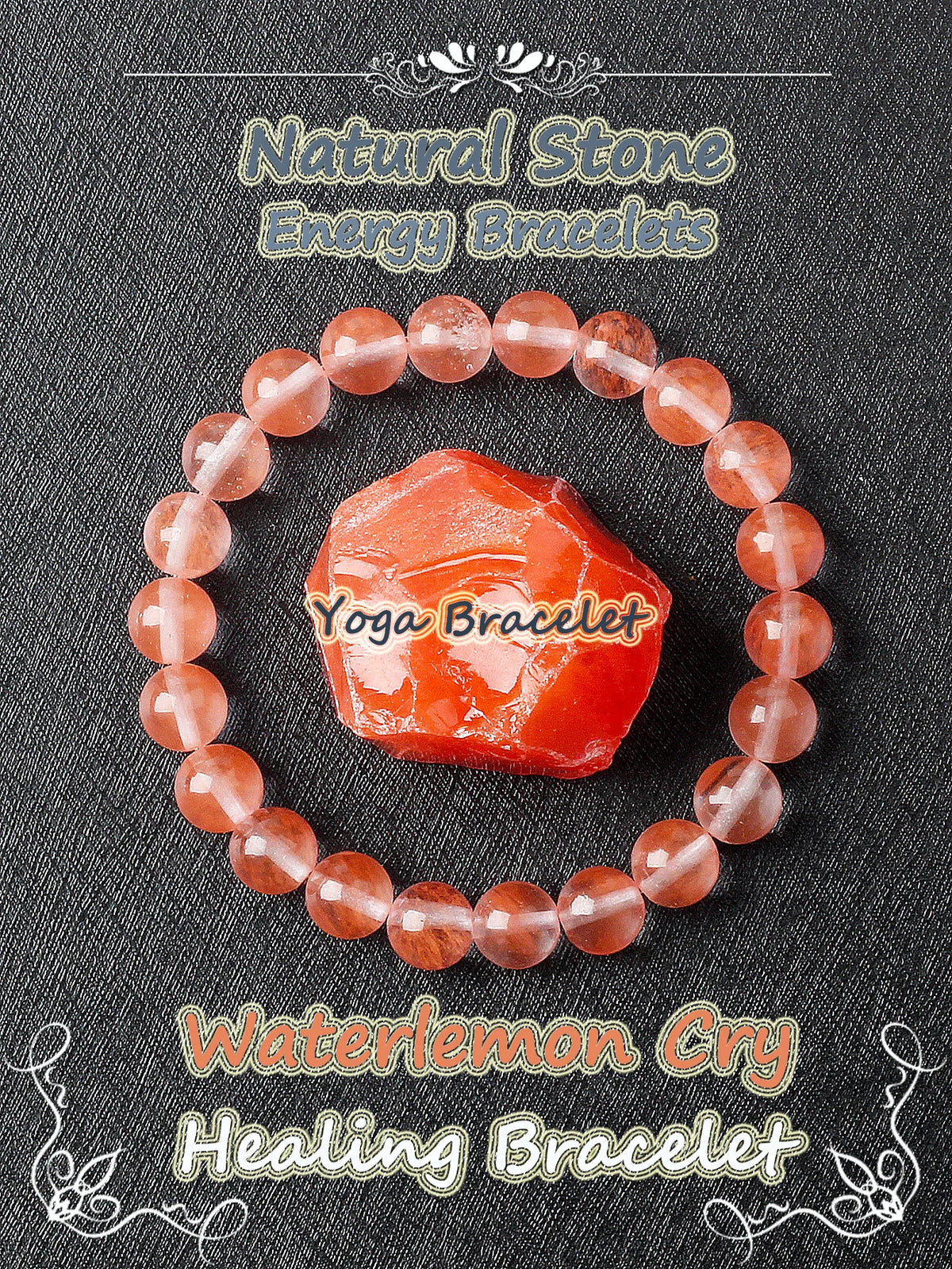 Beruhigendes Amethyst Heilkristall-Armband