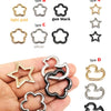 Star-Shaped Zinc Alloy Carabiner Clip for Bags and Belts