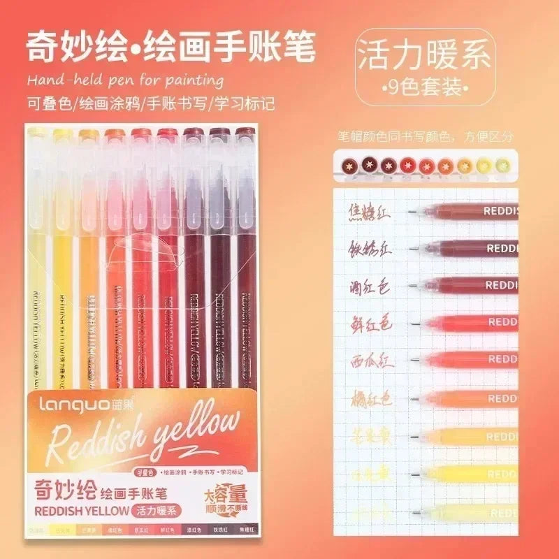 3D Embossed Acrylic Gel Pens - 6/144 Color Options