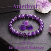 Beruhigendes Amethyst Heilkristall-Armband