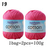 Premium 100% Cotton Yarn – Medium-Fine Weight for All-Season Knitting