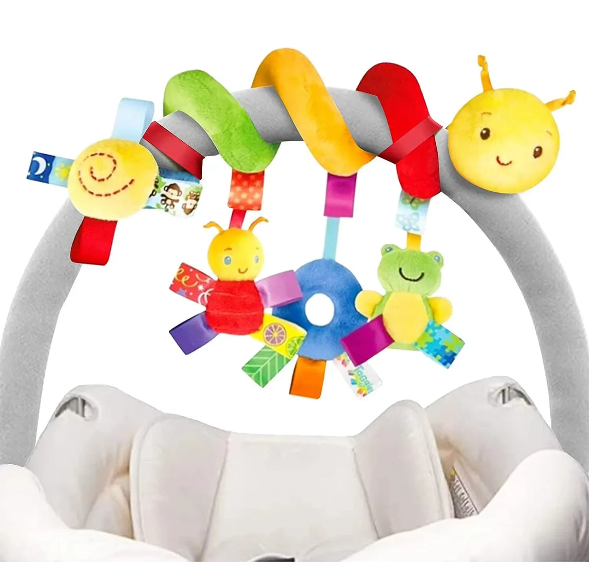 Soft Musical Spiral Toy for Crib, Stroller, and Car Seat