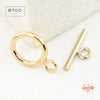 14K Gold Filled Toggle Clasp Set for Jewelry Making