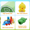 Farm Animal Counting Train with Lockable Barns