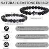 Triple Protection Men's Gemstone Bracelet