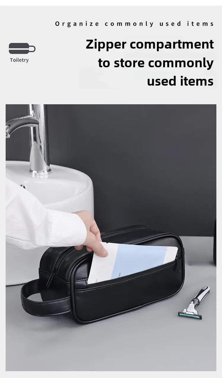 Waterproof Hanging Toiletry Bag with Multiple Compartments