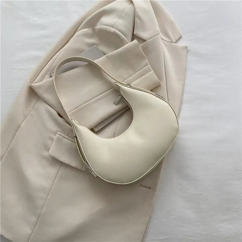 Chic PU Leather Hobo Shoulder Bag