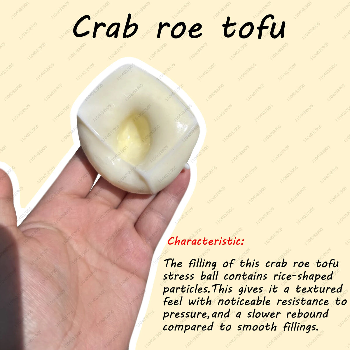 Crunchy Tofu Stress Ball
