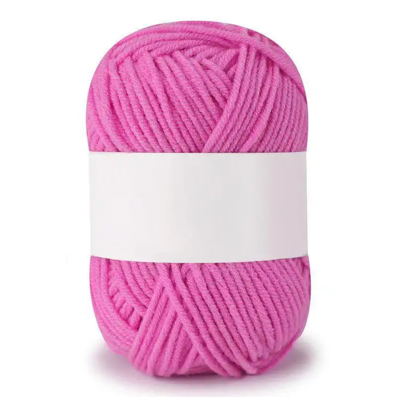 Soft Milk Cotton Knitting Yarn – Anti-Pilling 4ply Yarn for Crochet & Knitting
