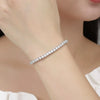 4mm Cubic Zirconia Tennis Bracelet