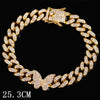 Iced-Out Cuban Link Anklet