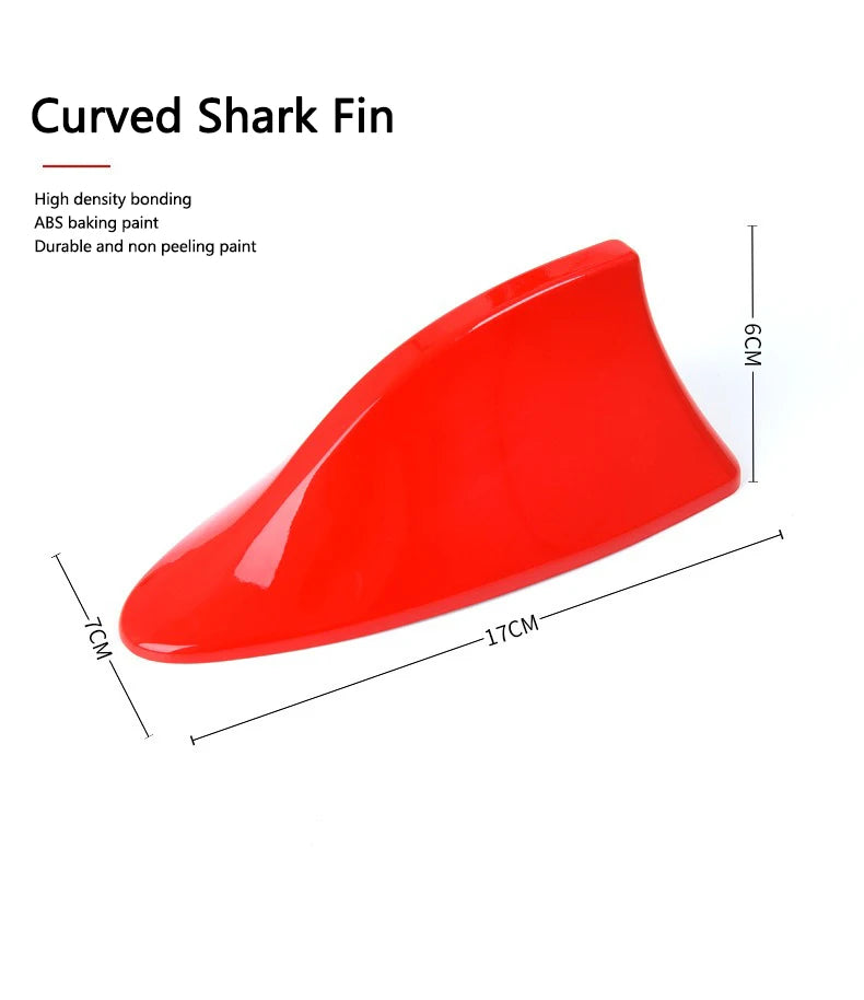 Shark Fin Car Antenna with FM/AM Signal Booster