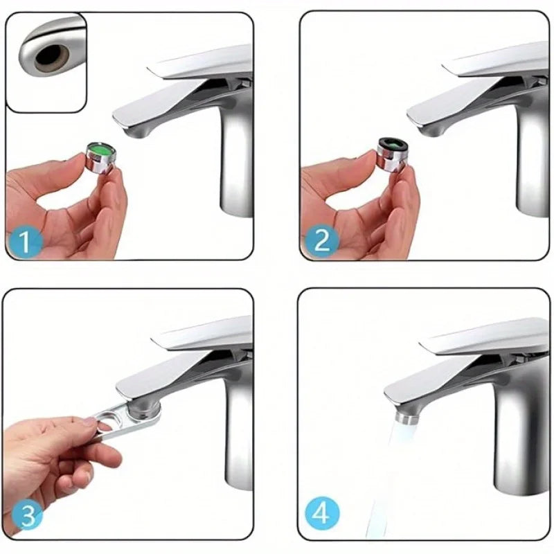 2-in-1 Faucet Aerator Wrench & Bubbler Tool