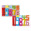 Montessori Wooden Number Puzzle - Counting & Stacking Toy for Kids