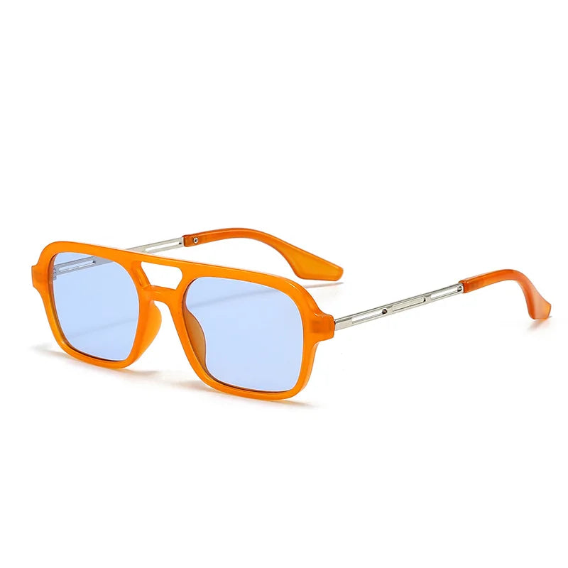 Vintage Metal Square Sunglasses