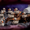 Gothic Skull Duck Figurines - Set of 20