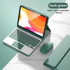 iPad Keyboard Case with Detachable Bluetooth Keyboard and Mouse