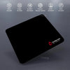 Black & Red Flame Gaming Mouse Pad with Stitched Edges