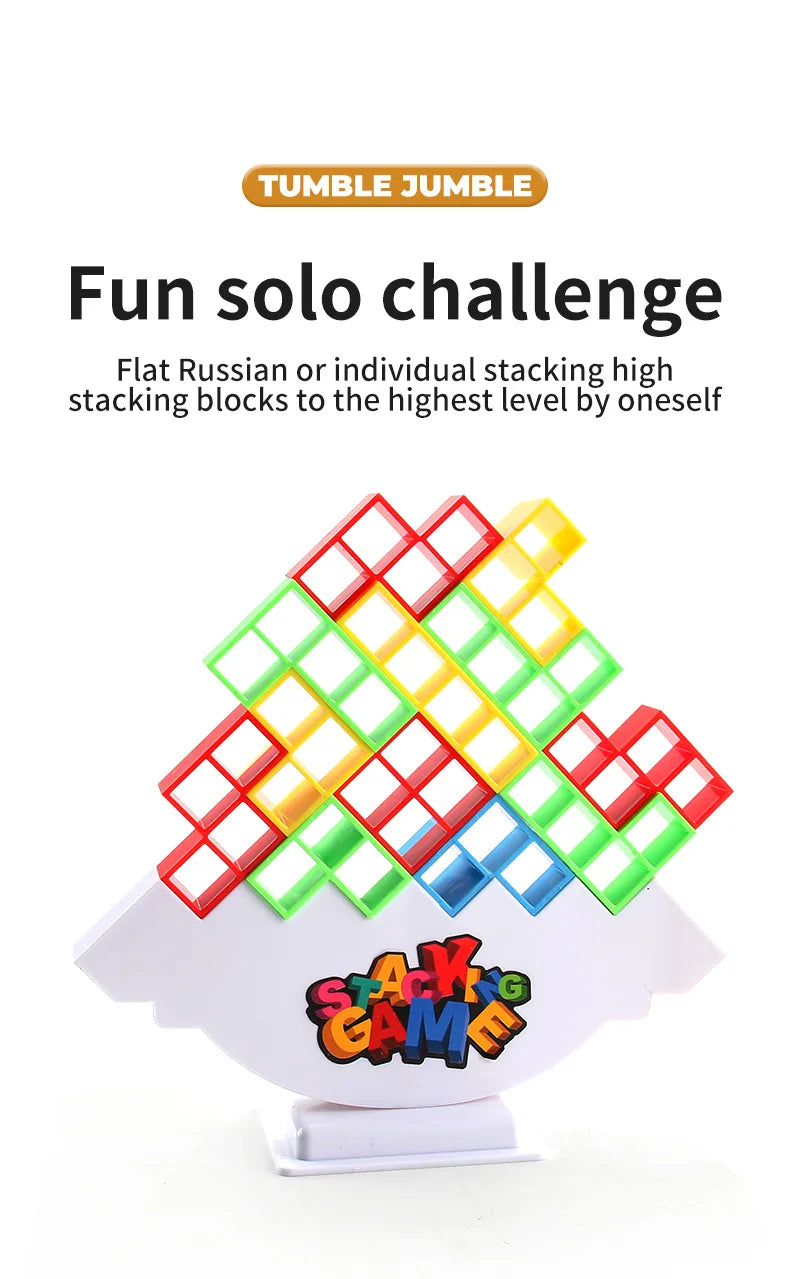Dinosaur Stacking Blocks Balance Game