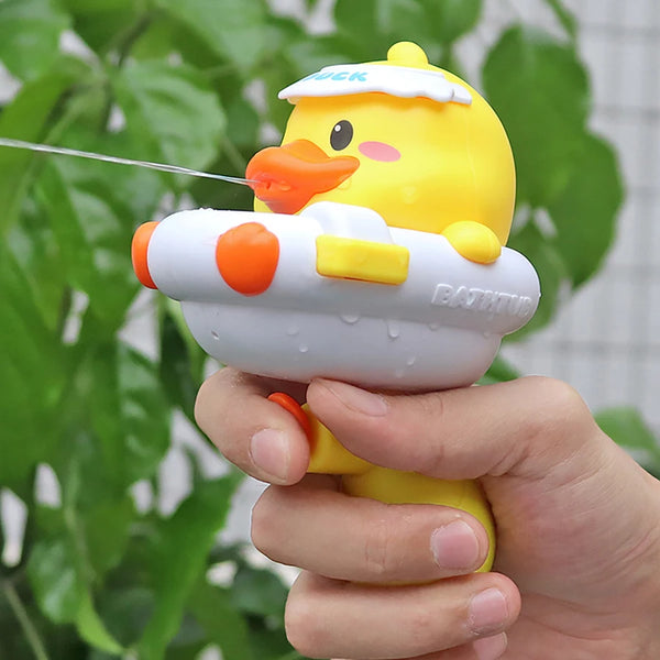 Yellow Duck Bath Sprinkler Toy Set for Toddlers