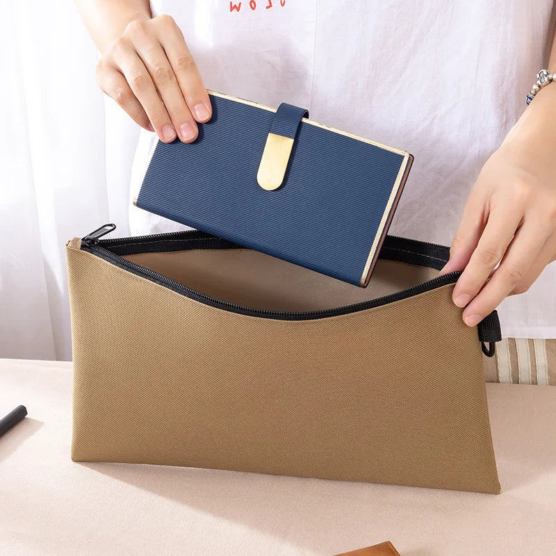 Portable Tool & Organizer Roll-Up Storage Bag with Secure Zipper