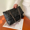 Embroidered Plaid Crossbody Bag