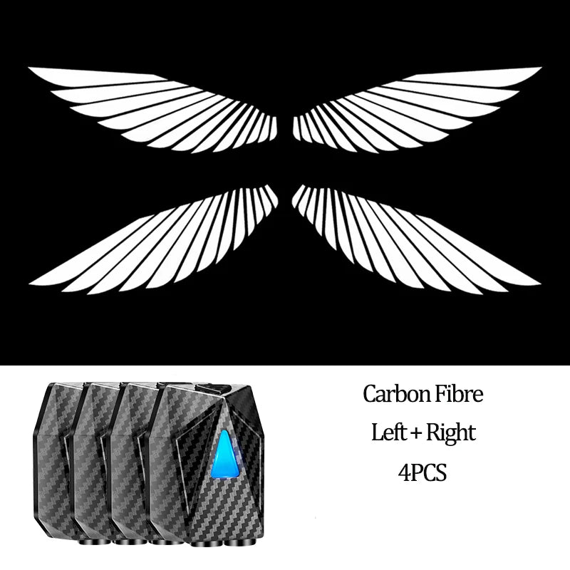 Wireless LED Angel Wings Car Door Projection Light