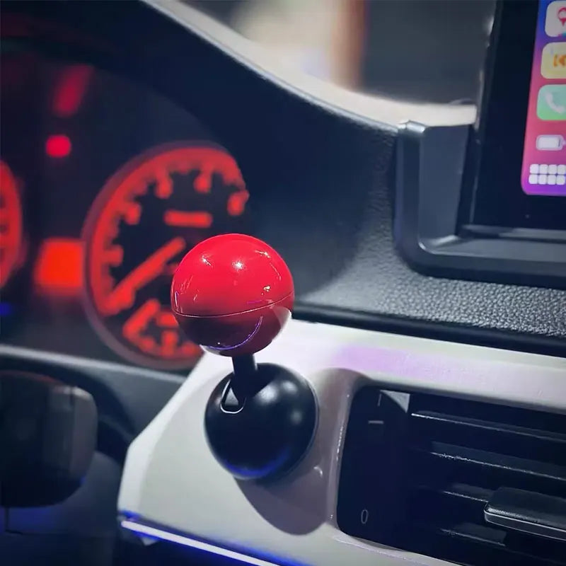 Universal Car Push-to-Start Button Cover in Red or Blue