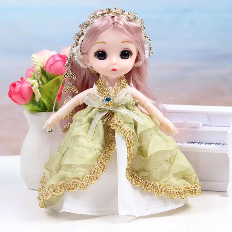 17cm Articulated Princess Doll with Accessories