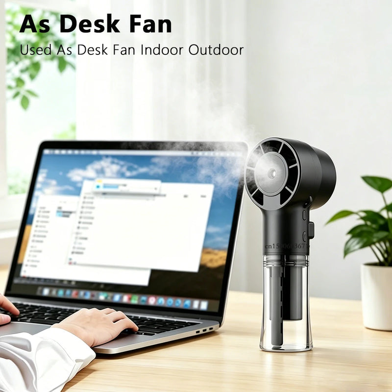 Tragbarer Nebelventilator mit Nackenband