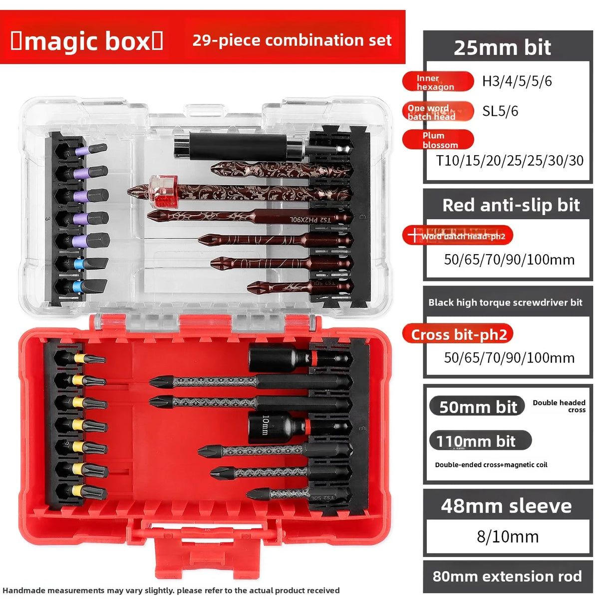 High-Torque Magnetic Screwdriver Set with Non-Slip Grip