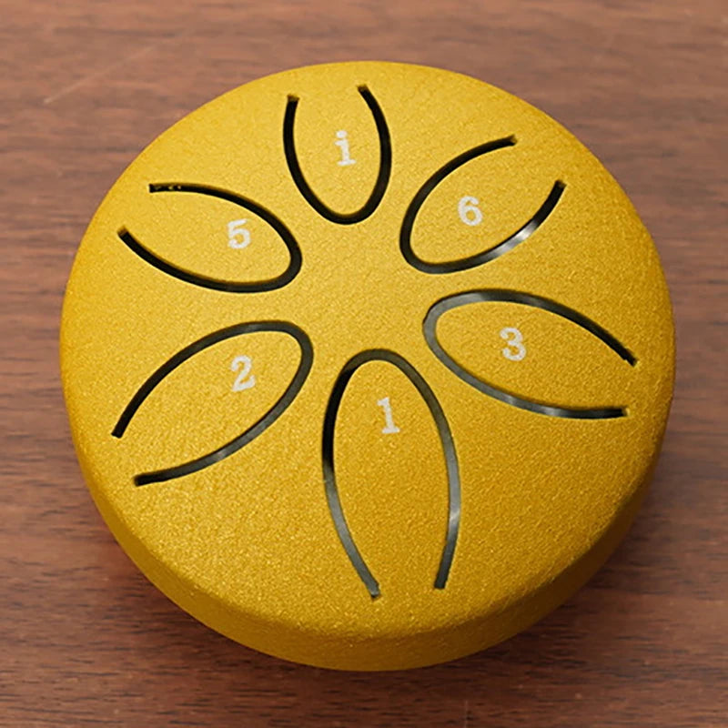6-Note Steel Tongue Rain Drum for Outdoor Meditation & Relaxation