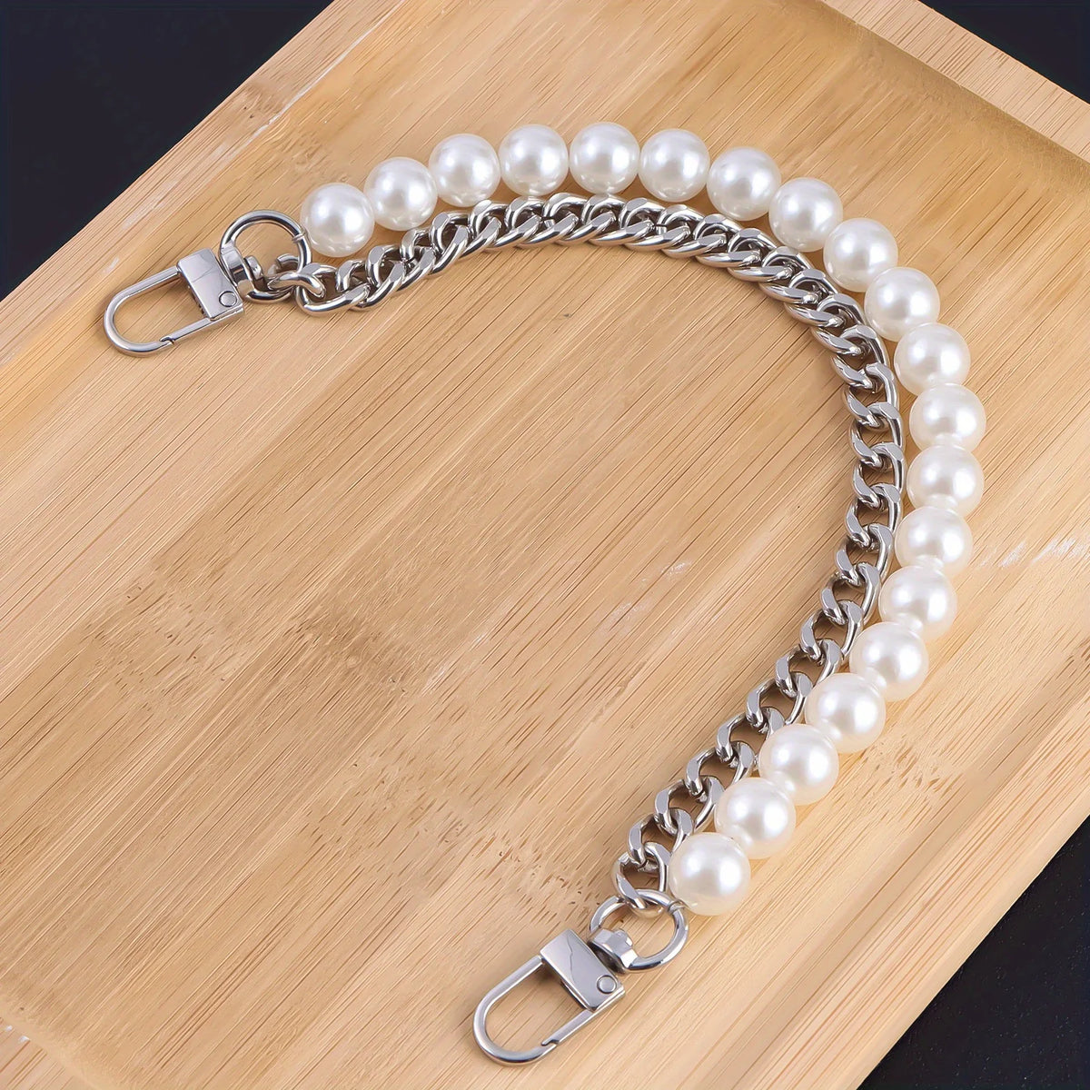 Pearl Purse Chain Handle for Bags and Handbags