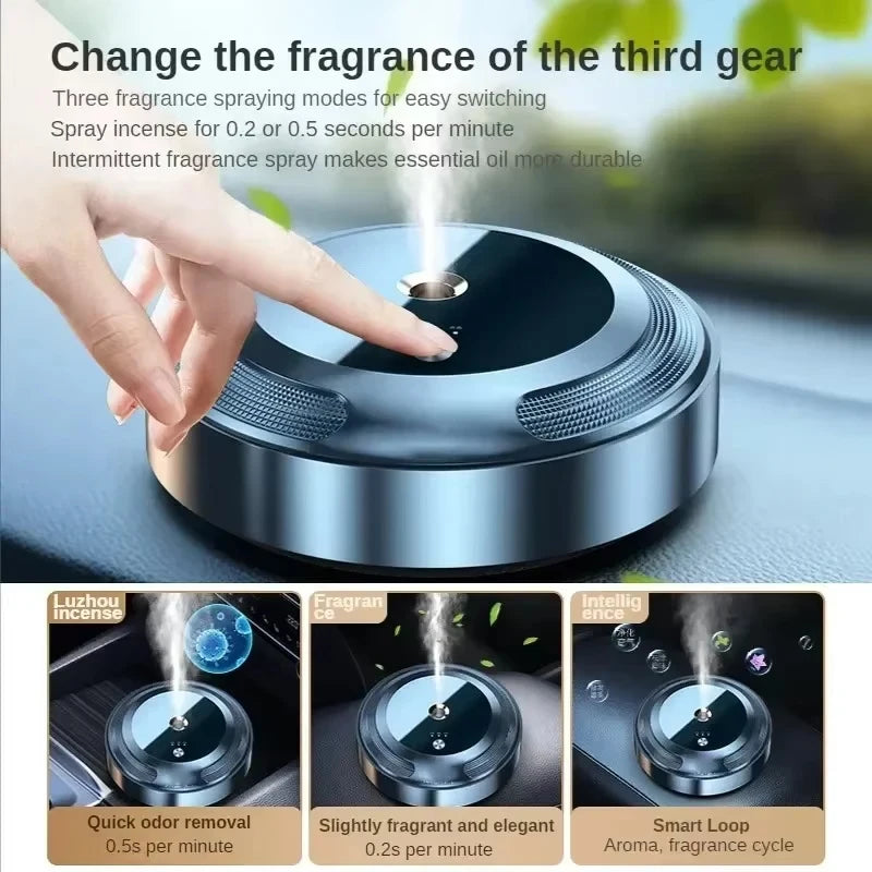 Difusor de Aceites Esenciales y Ambientador Inteligente para Coche