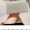 Crystal Bowknot Evening Clutch with Chain Strap