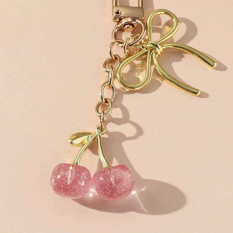 Cherry Pendant Keychain