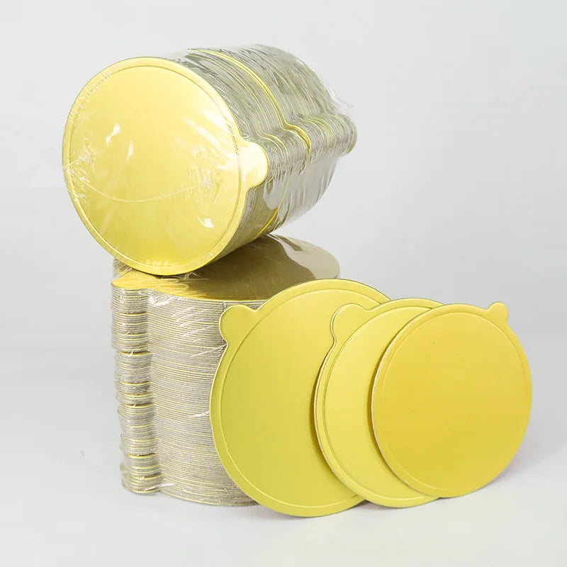Gold Mini Cake Boards for Dessert Display and Serving