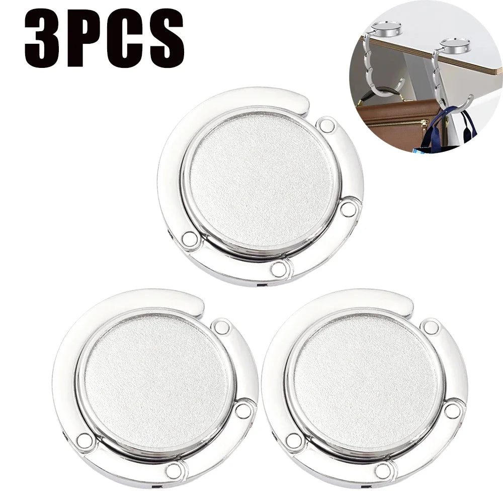 Foldable Table Bag Hook – Durable Purse Hanger for Any Surface