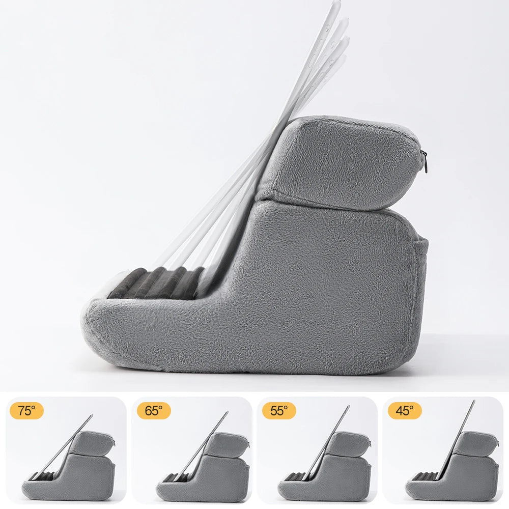 Cushioned Tablet & Phone Stand with Adjustable Viewing Angles