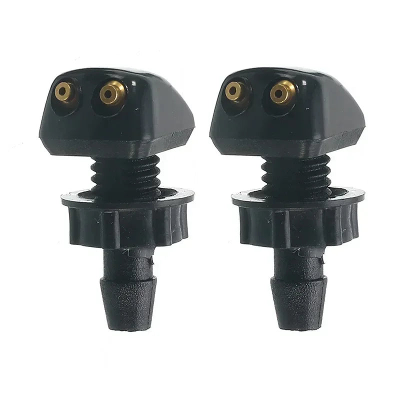 Dual-Outlet Windshield Washer Nozzle Set