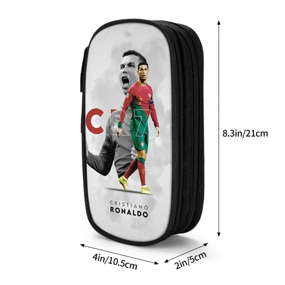Soccer Star Pen Case – Large-Capacity Pencil Pouch