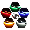 Motorcycle Front Side Spoiler Winglets with LED Light