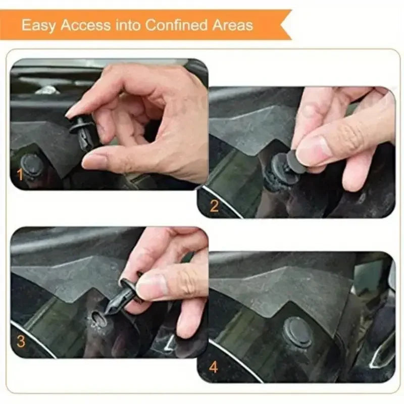 8mm Plastic Push Pin Rivets for Auto Fender and Bumper Repair