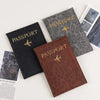 Leopard Print Passport Holder with Card Slots