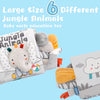 High-Contrast Soft Cloth Book with 3D Touch & Sensory Sounds for Babies 0-12 Months