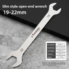 Ultra-Thin Dual-End Open Wrench for Tight Spaces
